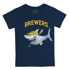 Milwaukee Brewers Tiny Turnip Youth Shark T-Shirt Sale