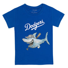 Los Angeles Dodgers Tiny Turnip Youth Shark T-Shirt On Sale