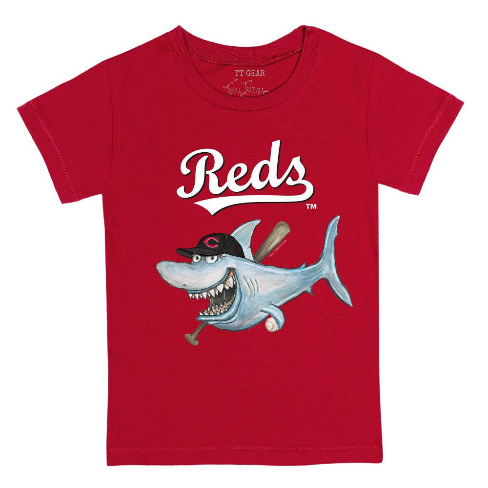 Cincinnati Reds Tiny Turnip Youth Shark T-Shirt Near Me