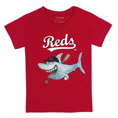 Cincinnati Reds Tiny Turnip Youth Shark T-Shirt Near Me