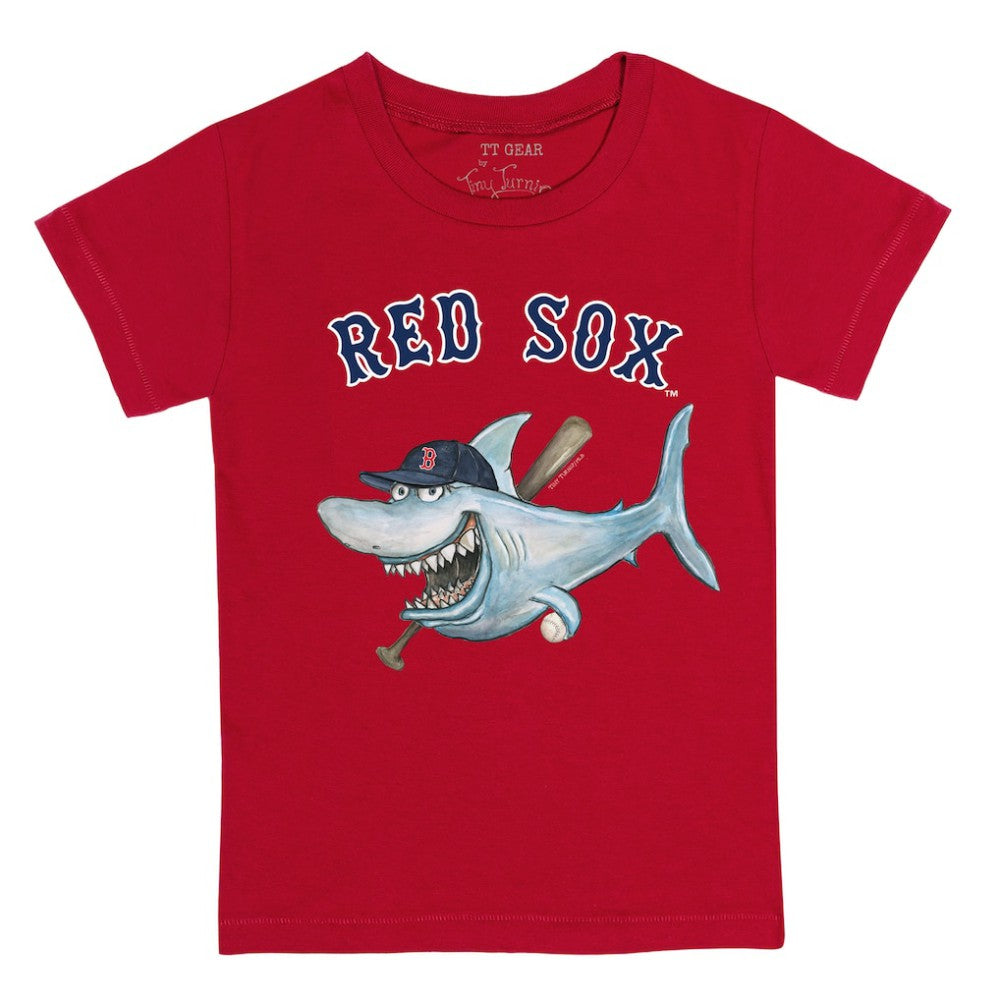 Boston Red Sox Tiny Turnip Youth Shark T-Shirt On Sale