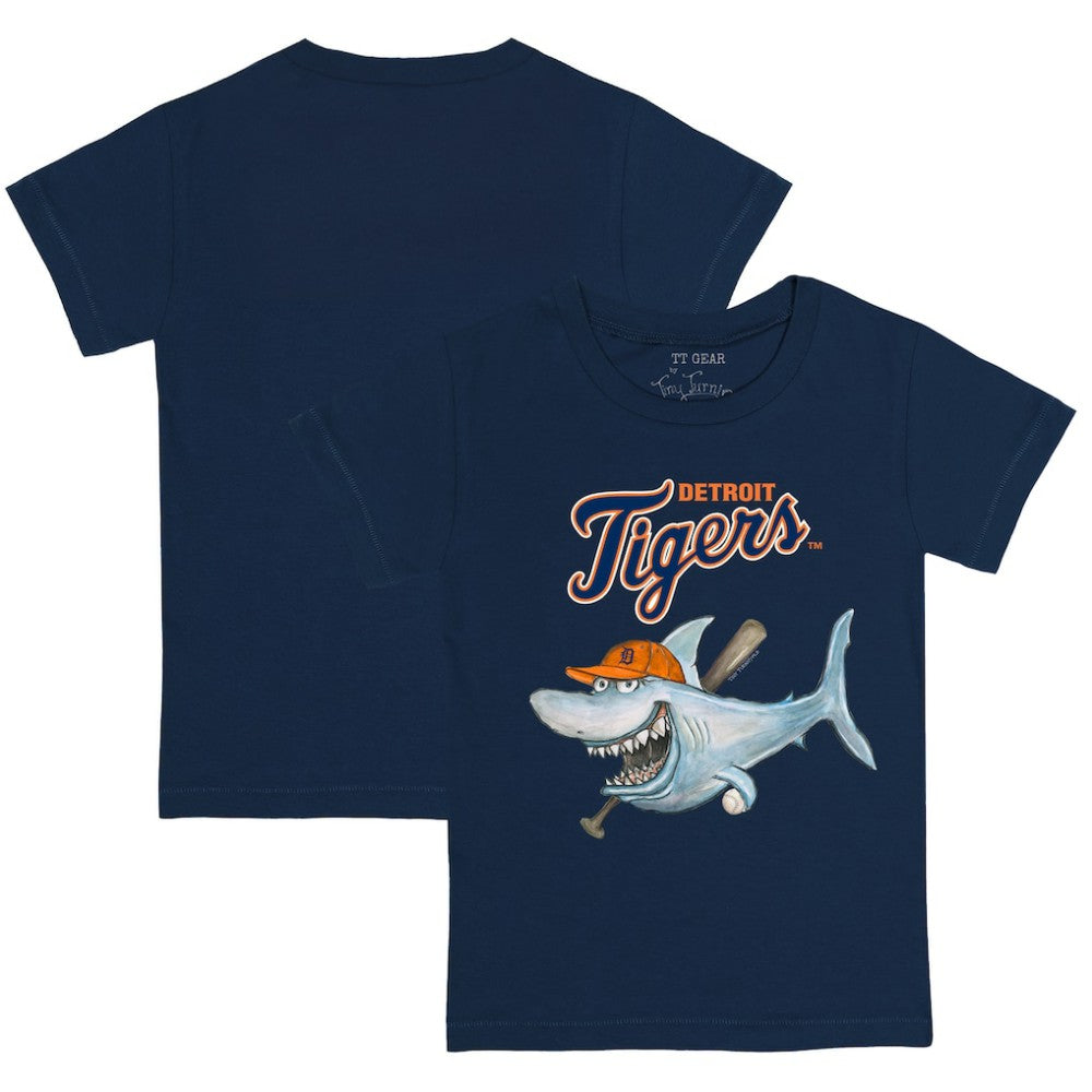 Detroit Tigers Tiny Turnip Youth Shark T-Shirt On Sale