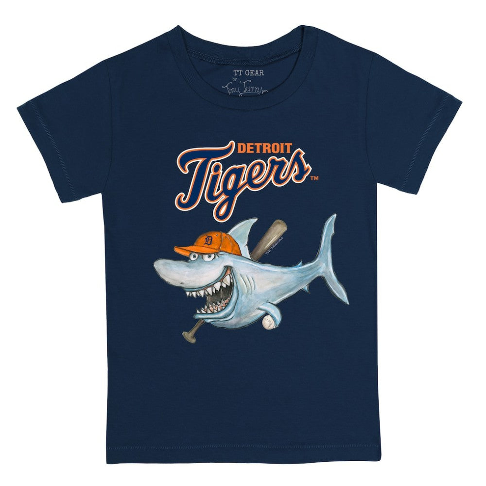 Detroit Tigers Tiny Turnip Youth Shark T-Shirt On Sale