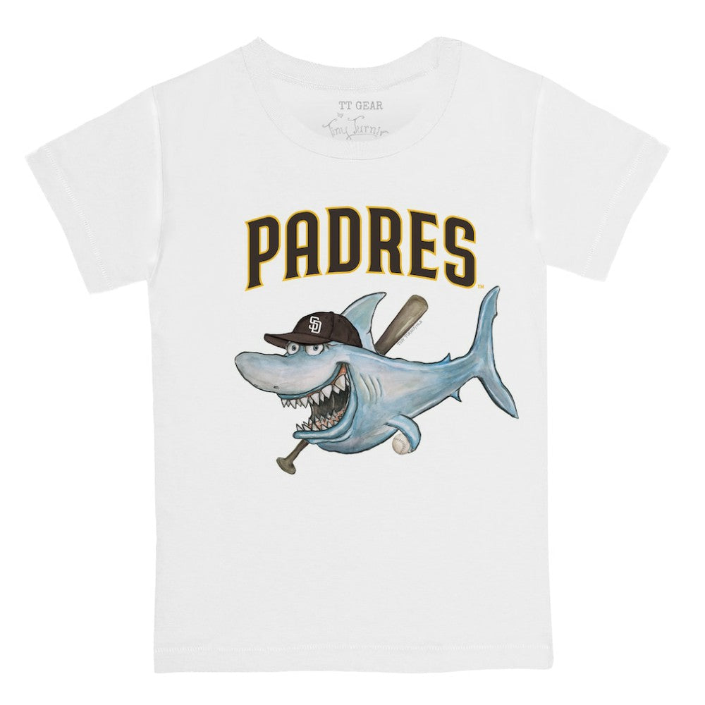 San Diego Padres Tiny Turnip Youth Shark Logo T-Shirt Sale