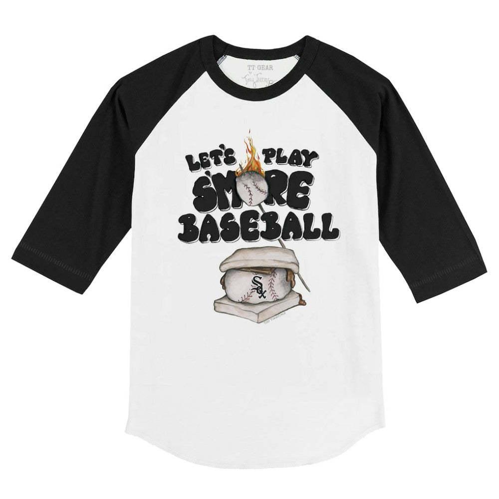 Chicago White Sox Tiny Turnip Youth Smores 3/4-Sleeve Raglan T-Shirt Online
