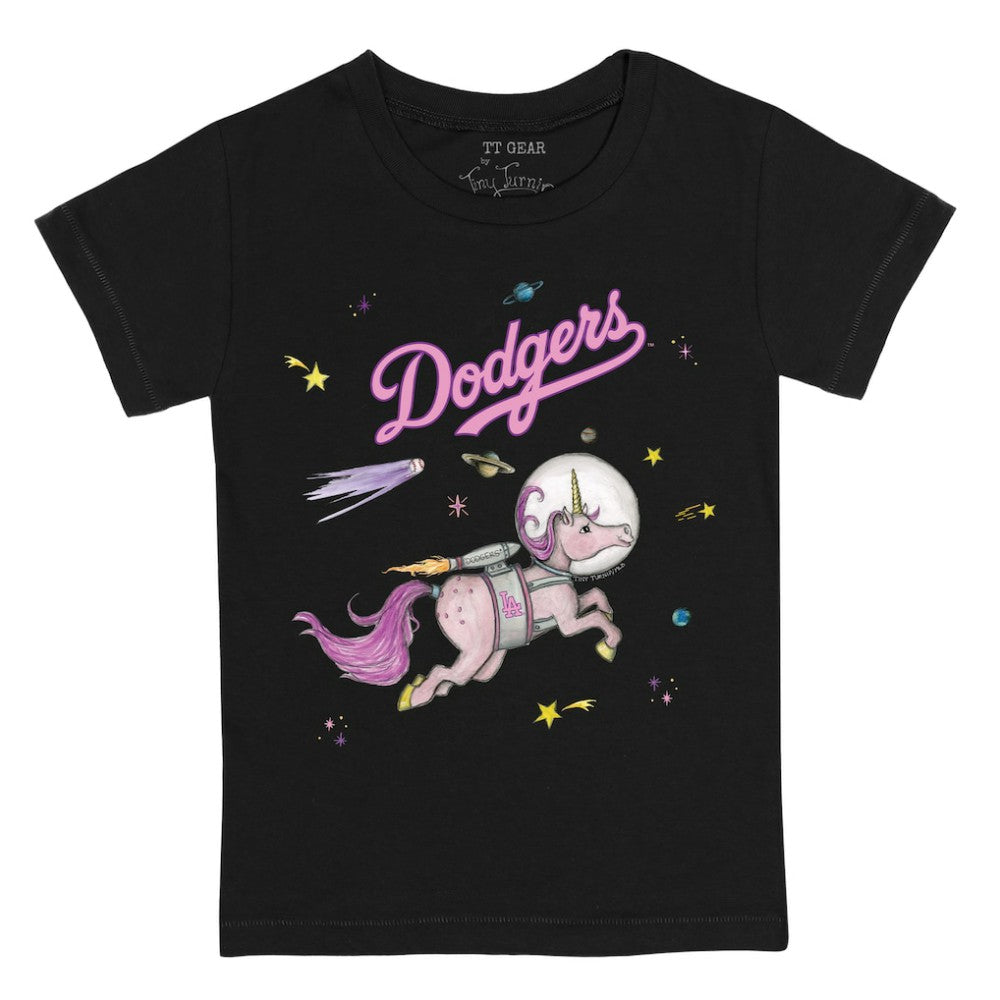 Los Angeles Dodgers Tiny Turnip Youth Space Unicorn T-Shirt discount