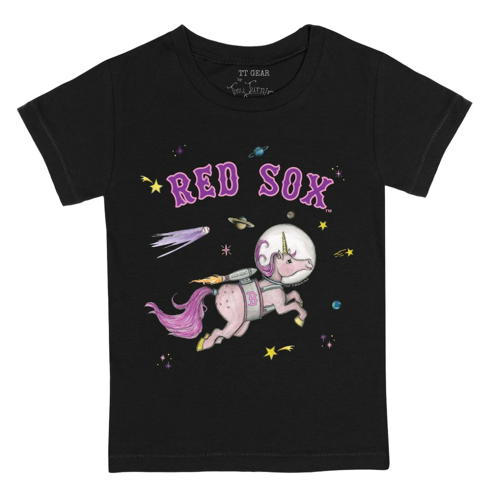 Boston Red Sox Tiny Turnip Youth Space Unicorn T-Shirt for sale