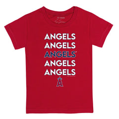 Los Angeles Angels Tiny Turnip Youth Stacked T-Shirt Clearance