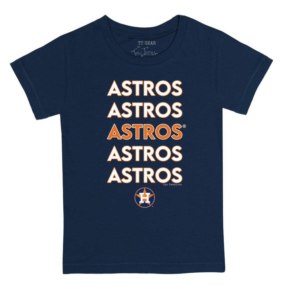 Houston Astros Tiny Turnip Youth Stacked T-Shirt On Sale