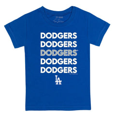 Los Angeles Dodgers Tiny Turnip Youth Stacked T-Shirt Clearance