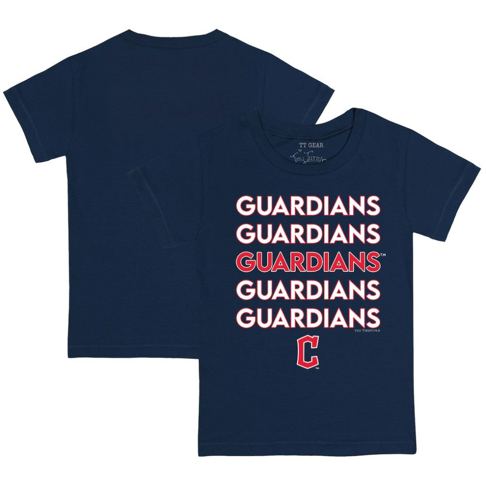 Cleveland Guardians Tiny Turnip Youth Stacked T-Shirt Near Me