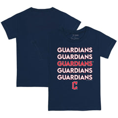 Cleveland Guardians Tiny Turnip Youth Stacked T-Shirt Near Me