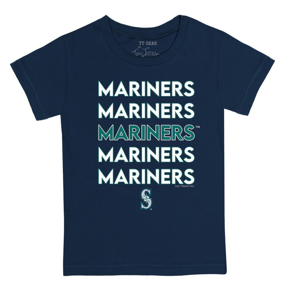 Seattle Mariners Tiny Turnip Youth Stacked T-Shirt Lifestyle