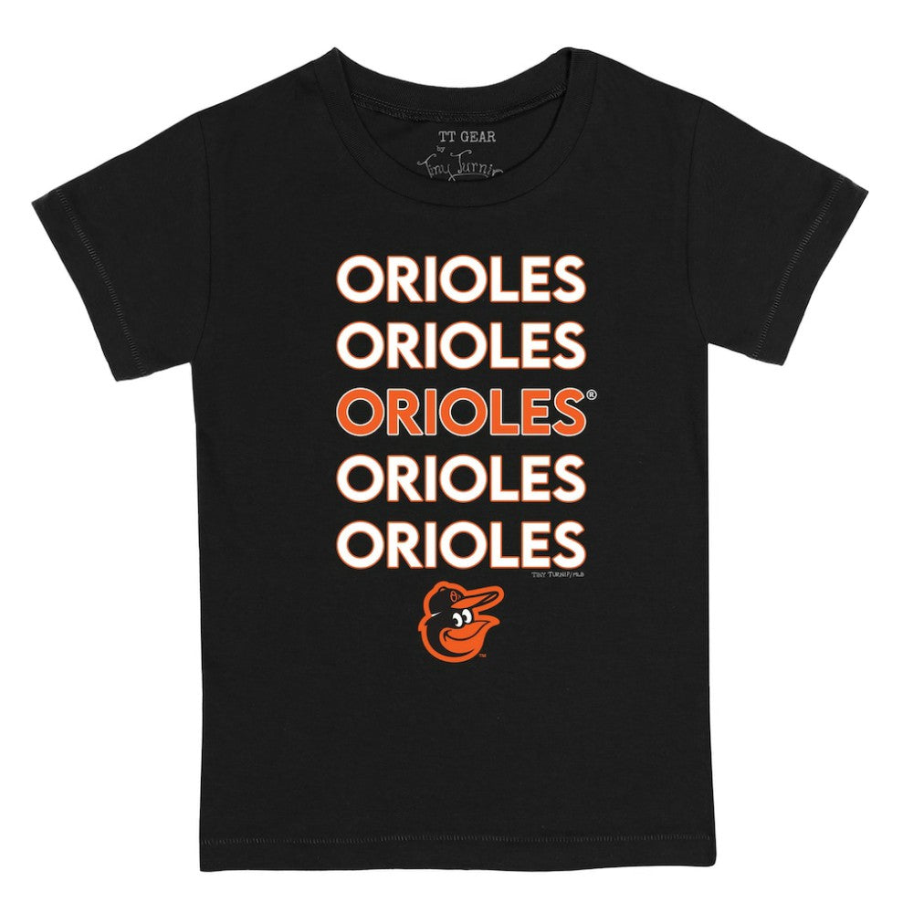 Baltimore Orioles Tiny Turnip Youth Stacked T-Shirt Near Me