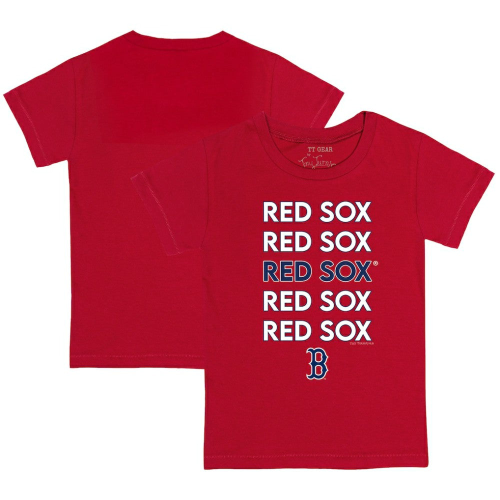 Boston Red Sox Tiny Turnip Youth Stacked T-Shirt Online