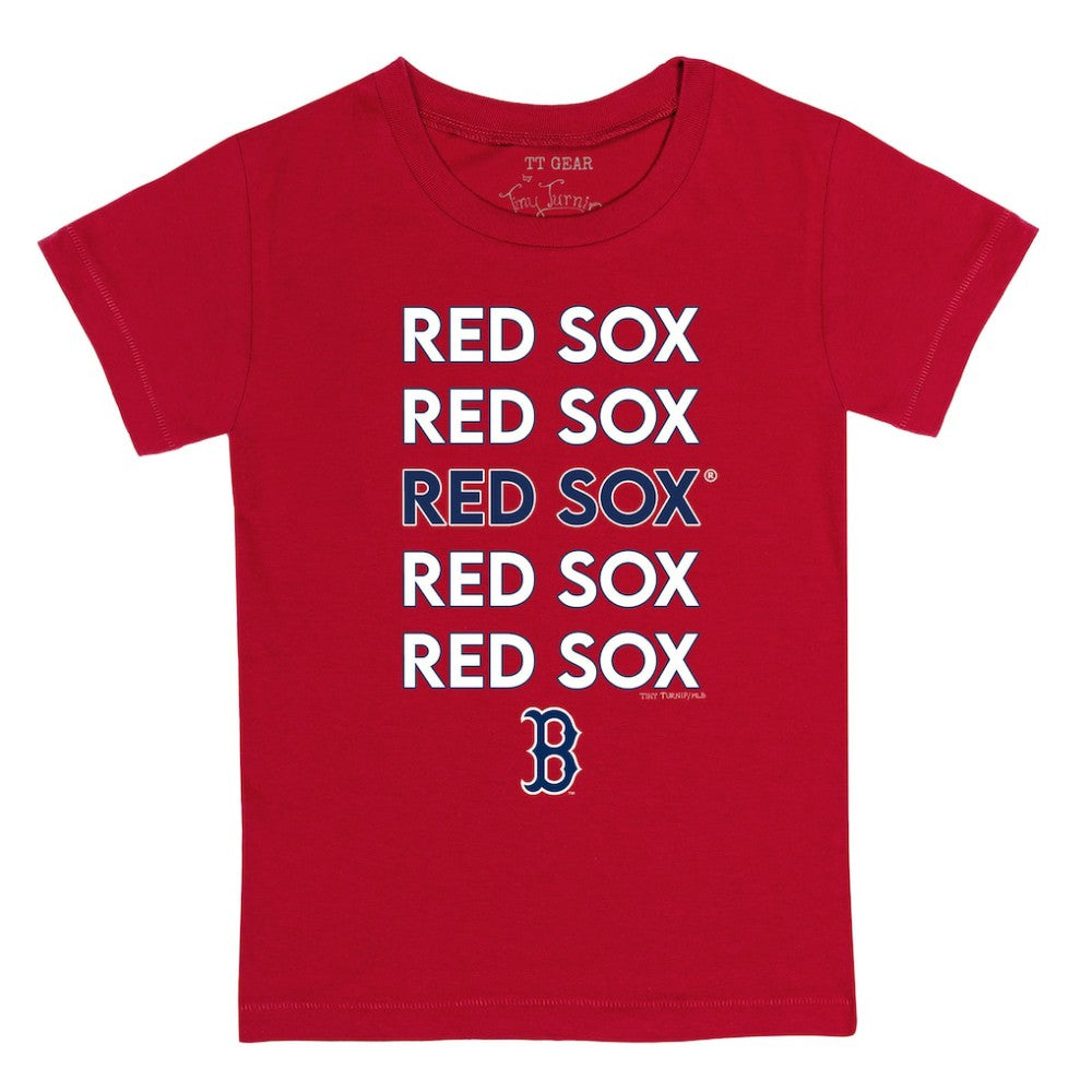 Boston Red Sox Tiny Turnip Youth Stacked T-Shirt Online