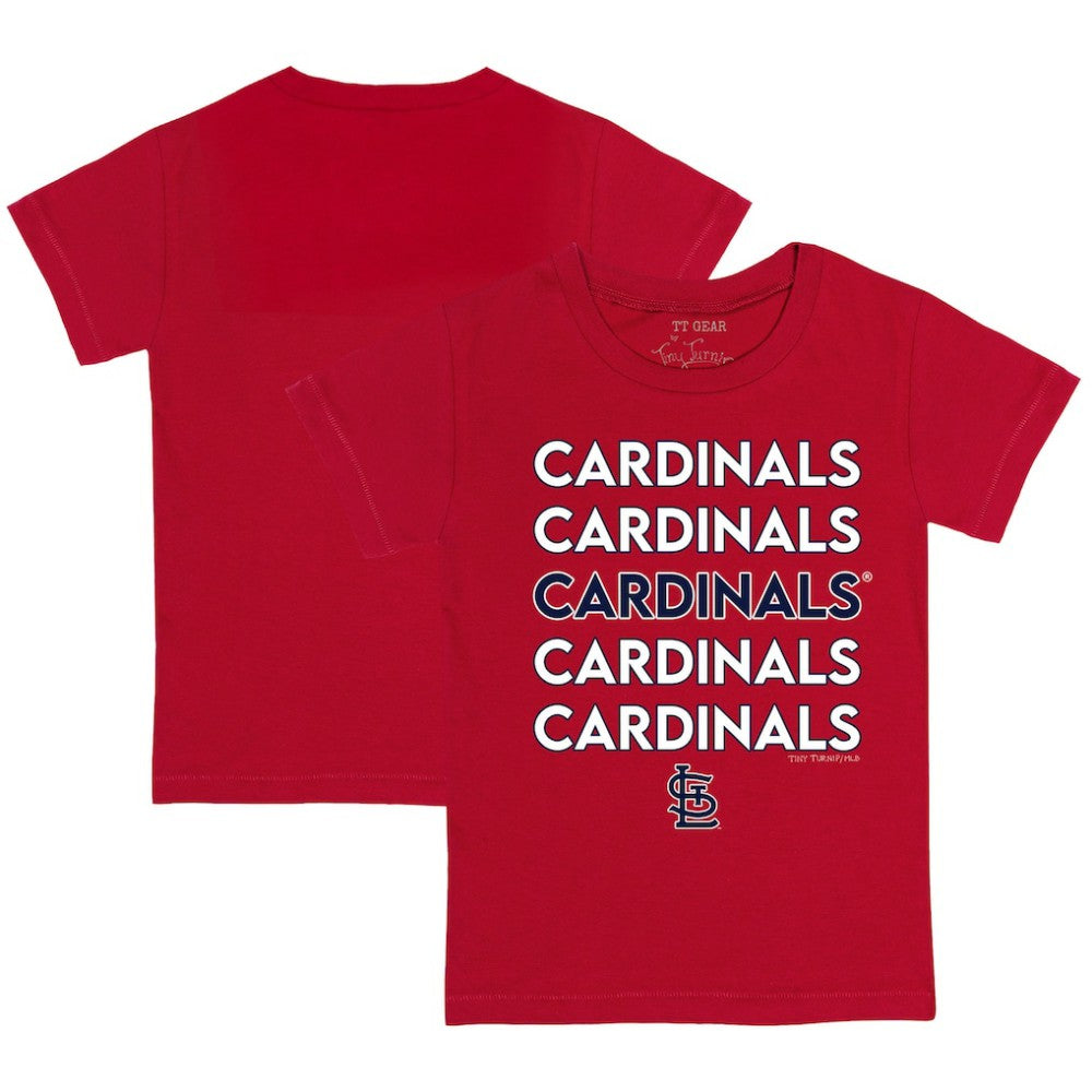 St. Louis Cardinals Tiny Turnip Youth Stacked T-Shirt Near Me