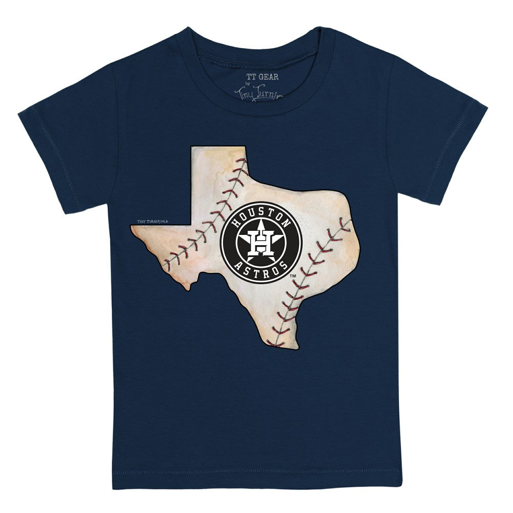 Houston Astros Tiny Turnip Youth State Outline T-Shirt Near Me