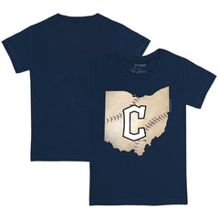 Cleveland Guardians Tiny Turnip Youth State Outline T-Shirt Clearance