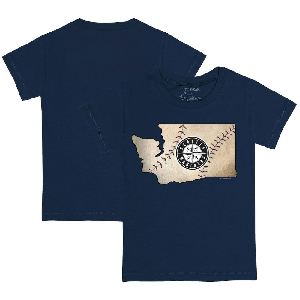 Seattle Mariners Tiny Turnip Youth State Outline T-Shirt Near Me