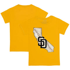 San Diego Padres Tiny Turnip Youth State Outline T-Shirt Sale