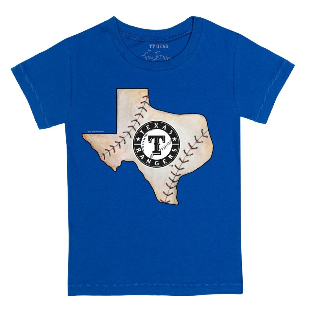 Texas Rangers Tiny Turnip Youth State Outline T-Shirt Clearance