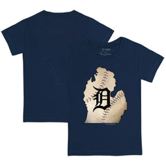 Detroit Tigers Tiny Turnip Youth State Outline T-Shirt Sale