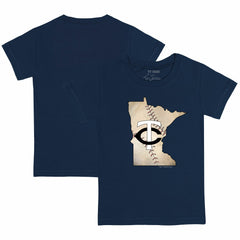 Minnesota Twins Tiny Turnip Youth State Outline T-Shirt discount