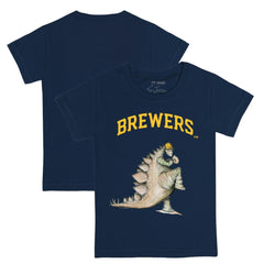 Milwaukee Brewers Tiny Turnip Youth Stega T-Shirt Clearance