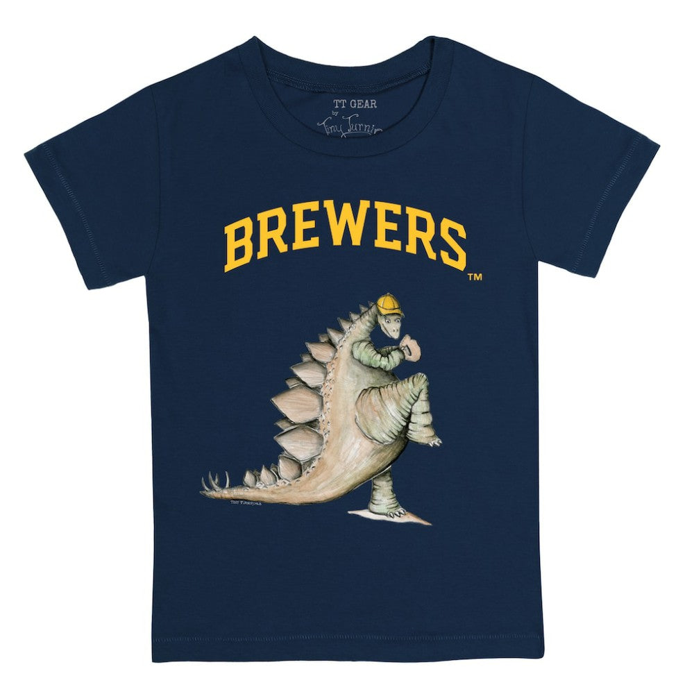Milwaukee Brewers Tiny Turnip Youth Stega T-Shirt Clearance