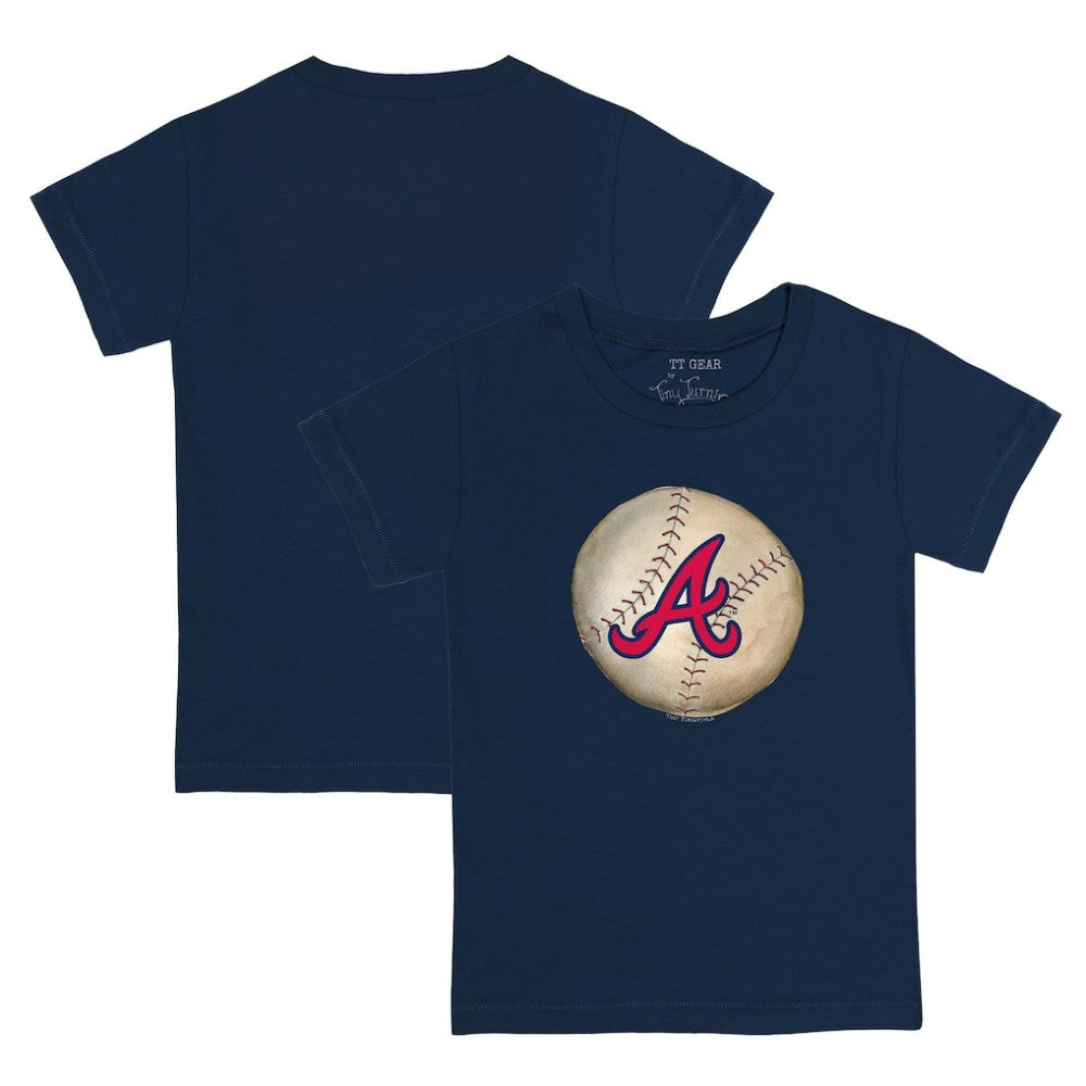 Atlanta Braves Tiny Turnip Youth Stitched Baseball T-Shirt Clearance