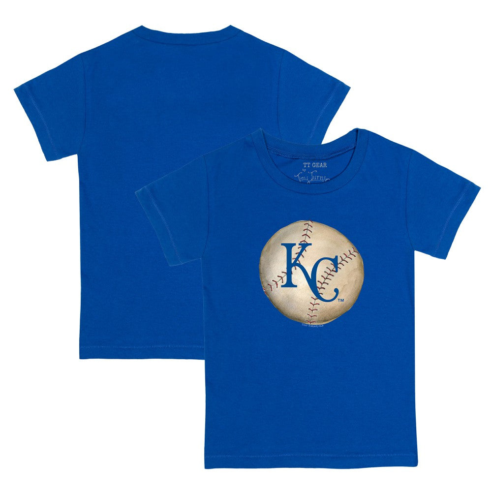 Kansas City Royals Tiny Turnip Youth Stitched Baseball T-Shirt for sale