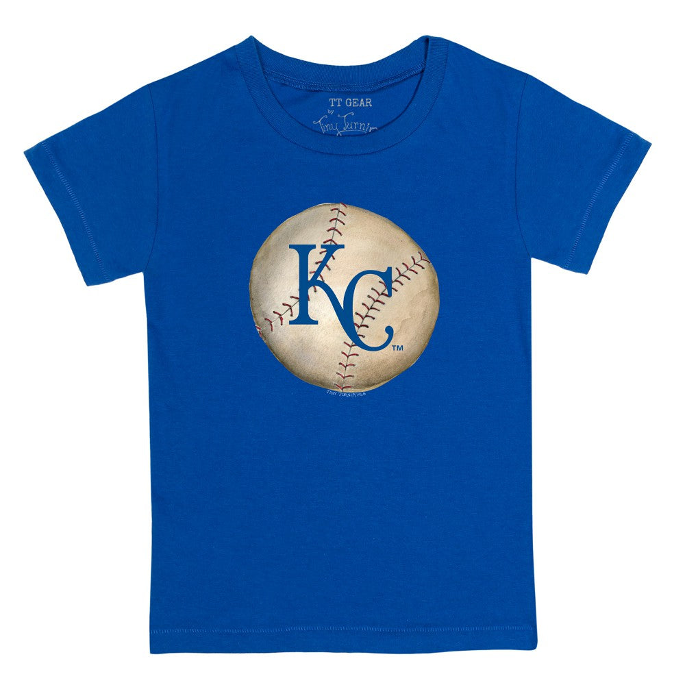 Kansas City Royals Tiny Turnip Youth Stitched Baseball T-Shirt for sale