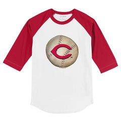 Cincinnati Reds Tiny Turnip Youth Stitched Baseball 3/4-Sleeve Raglan T-Shirt Sale