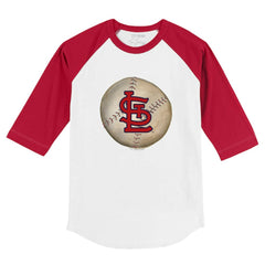 St. Louis Cardinals Tiny Turnip Youth Stitched Baseball 3/4-Sleeve Raglan T-Shirt for sale