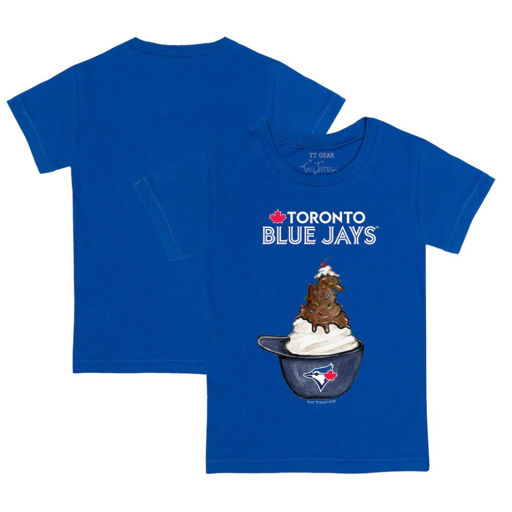 Toronto Blue Jays Tiny Turnip Youth Sundae Helmet T-Shirt Clearance