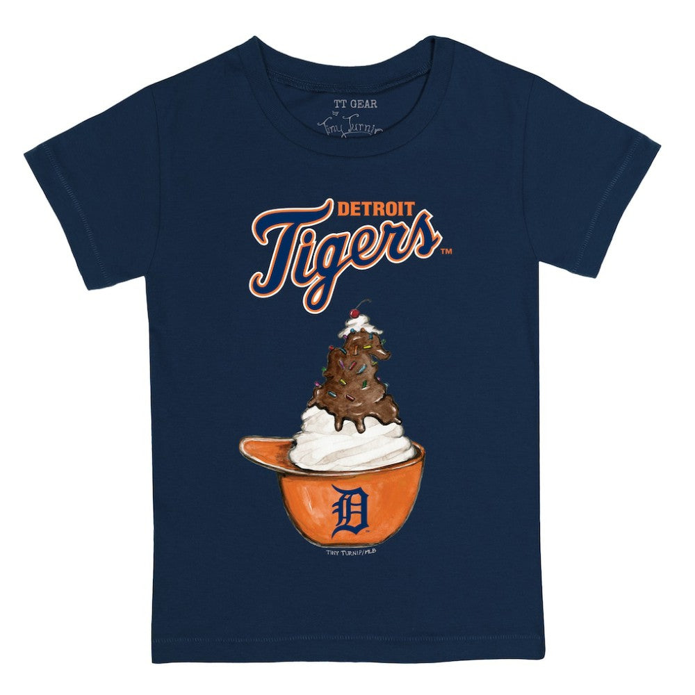 Detroit Tigers Tiny Turnip Youth Sundae Helmet T-Shirt Sale