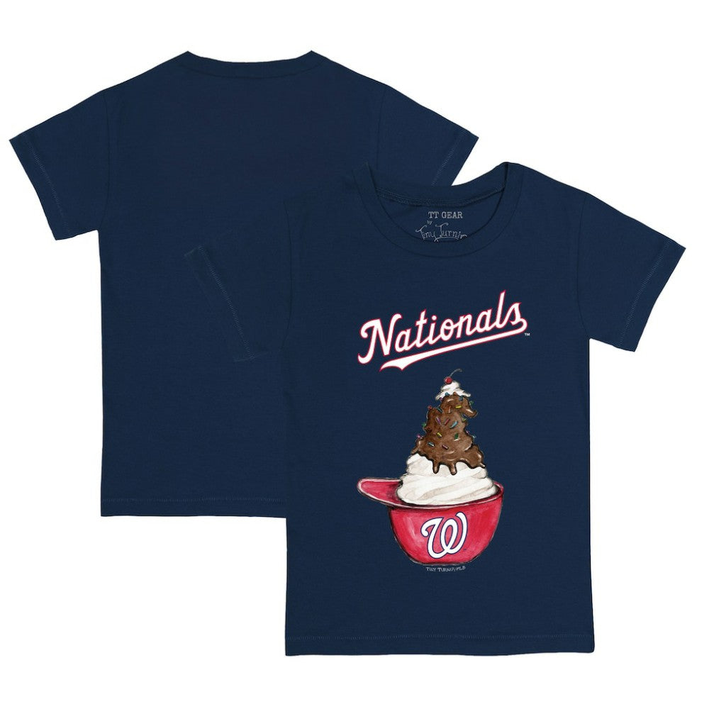 Washington Nationals Tiny Turnip Youth Sundae Helmet T-Shirt for sale