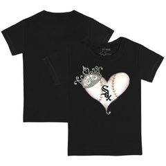 Chicago White Sox Tiny Turnip Youth Tiara Heart T-Shirt for sale