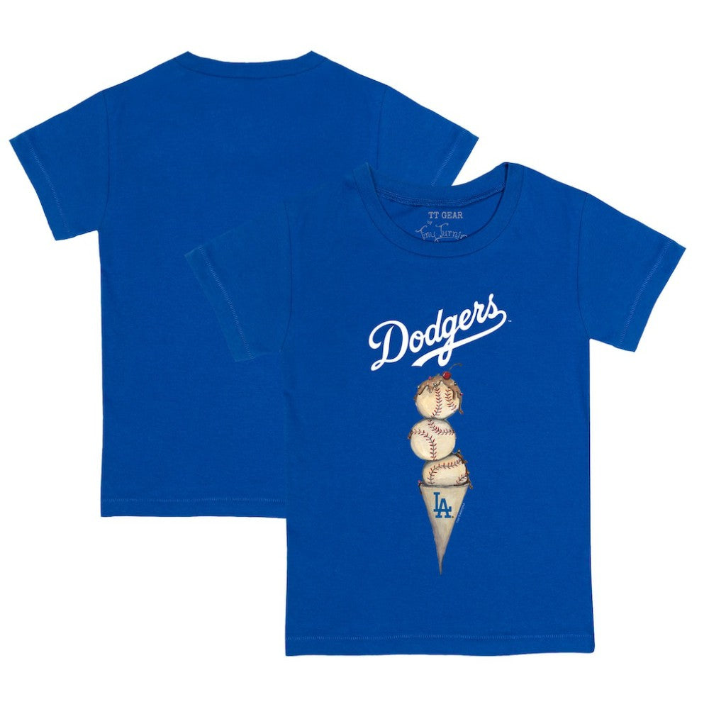 Los Angeles Dodgers Tiny Turnip Youth Triple Scoop T-Shirt Sale