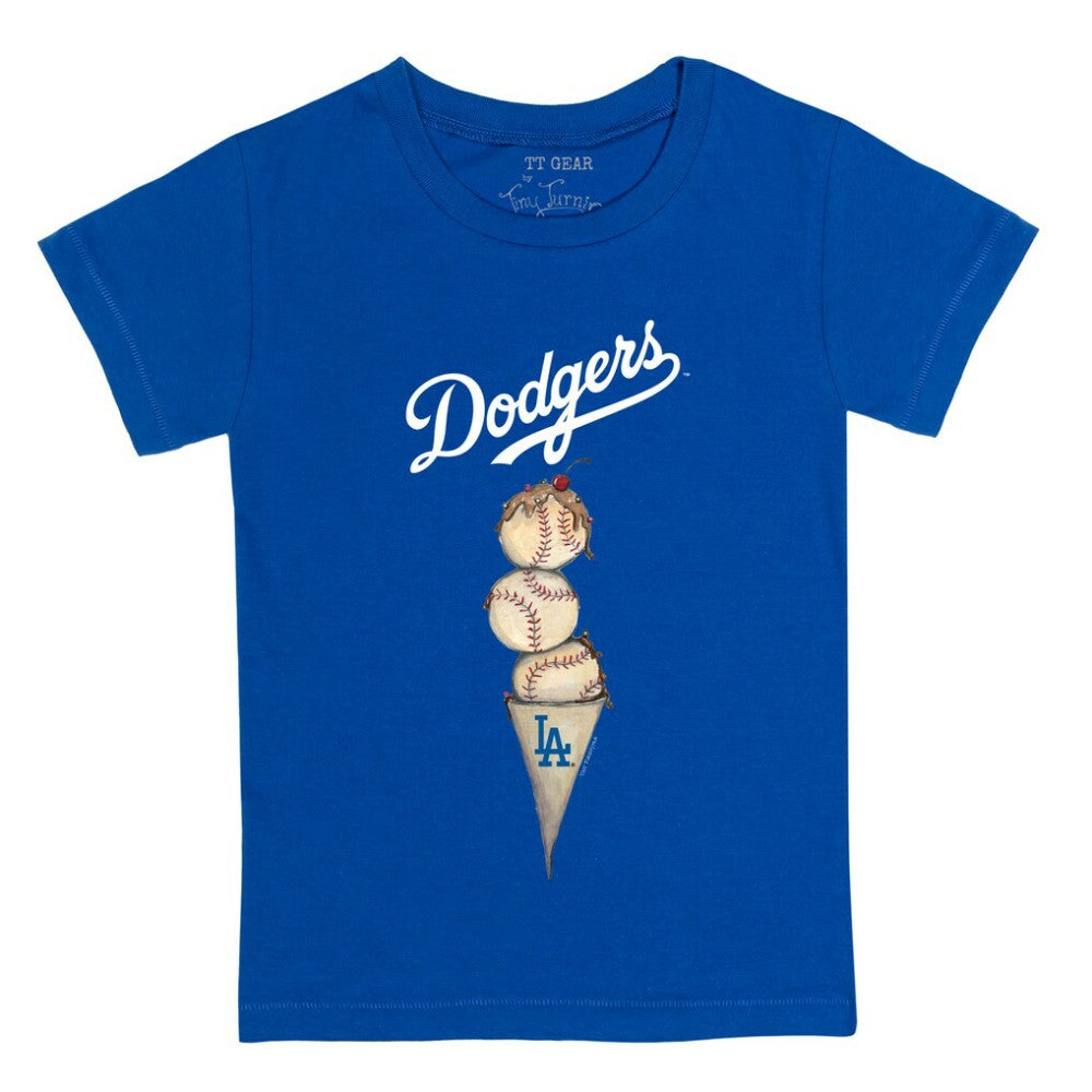 Los Angeles Dodgers Tiny Turnip Youth Triple Scoop T-Shirt Sale