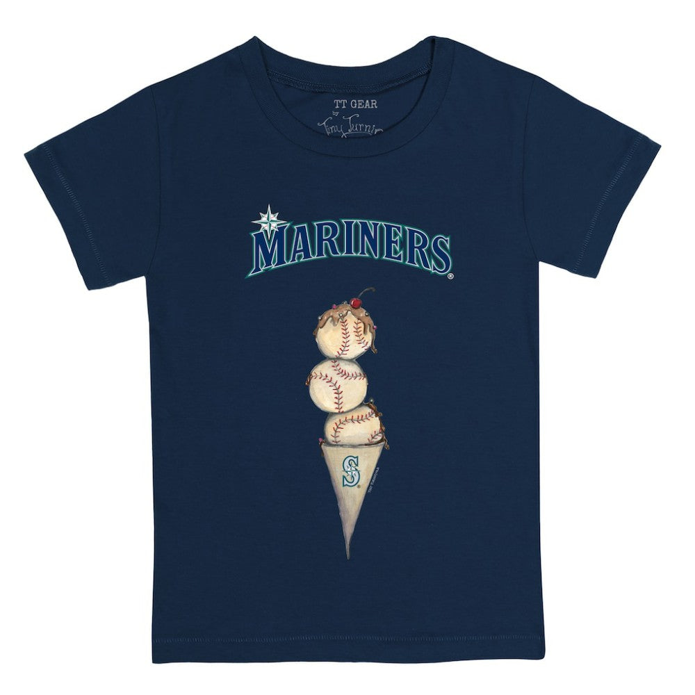 Seattle Mariners Tiny Turnip Youth Triple Scoop T-Shirt Clearance