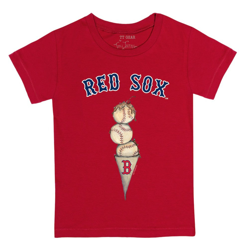 Boston Red Sox Tiny Turnip Youth Triple Scoop T-Shirt Lifestyle
