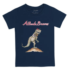 Atlanta Braves Tiny Turnip Youth TT Rex T-Shirt Clearance