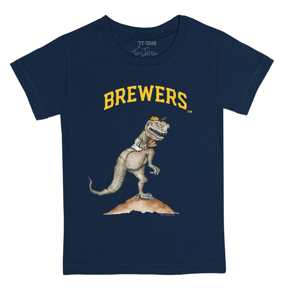 Milwaukee Brewers Tiny Turnip Youth TT Rex T-Shirt Lifestyle