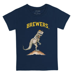 Milwaukee Brewers Tiny Turnip Youth TT Rex T-Shirt Lifestyle