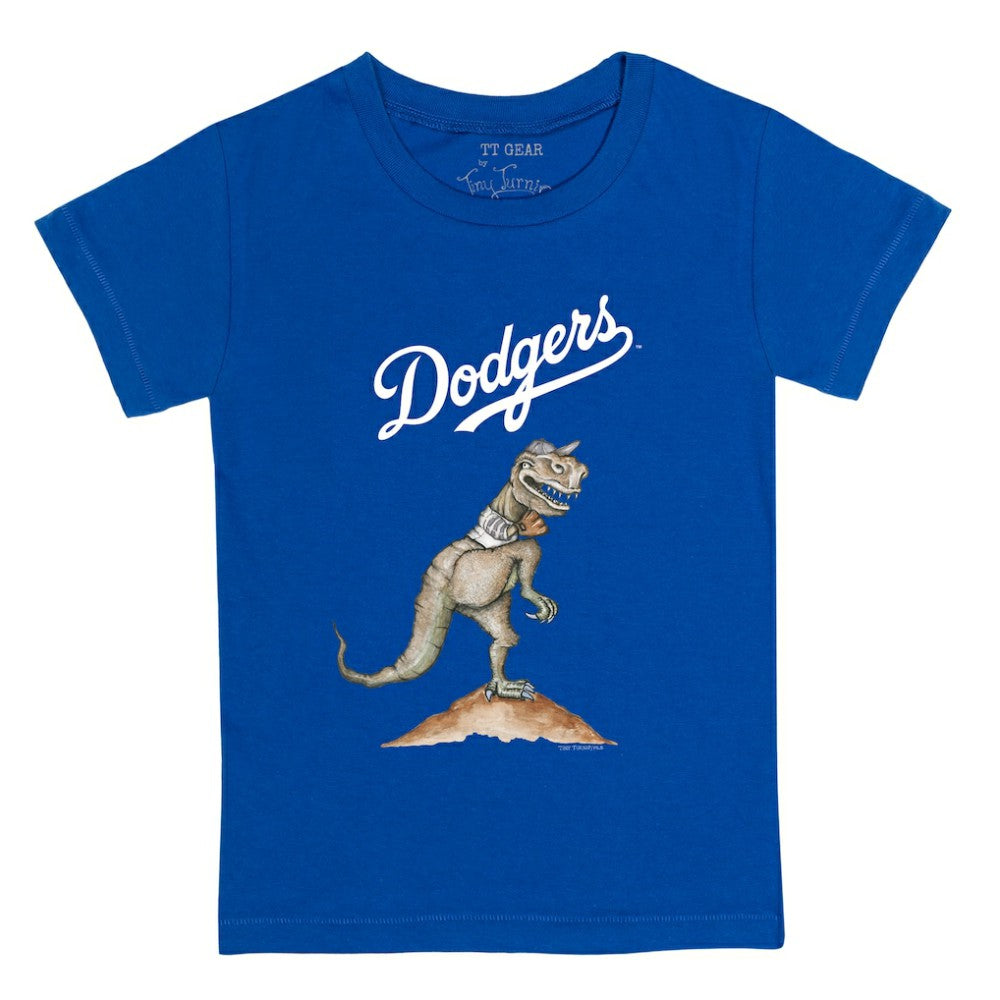 Los Angeles Dodgers Tiny Turnip Youth TT Rex T-Shirt Lifestyle
