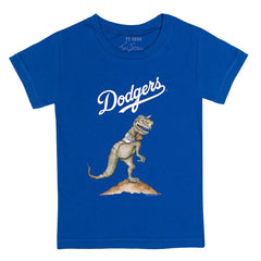 Los Angeles Dodgers Tiny Turnip Youth TT Rex T-Shirt Lifestyle