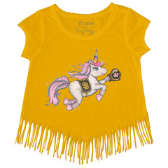 San Diego Padres Tiny Turnip Girls Youth Unicorn Fringe T-Shirt Online