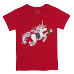 Los Angeles Angels Tiny Turnip Youth Unicorn T-Shirt Clearance